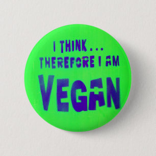 Vegane Liebe Tiere essen Pflanze Button