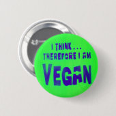 Vegane Liebe Tiere essen Pflanze Button (Vorne & Hinten)