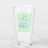 Vegane Liebe Tiere essen Pflanze Glas (Rückseite)