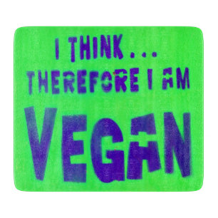 Vegane Liebe Tiere essen Pflanze Schneidebrett