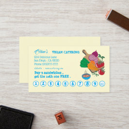 Vegane Loyalitätskarte Treuekarte