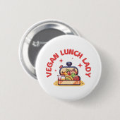VEGANE LUNCH LADY S BUTTON (Vorne & Hinten)