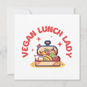 VEGANE LUNCH LADY S EINLADUNG (Rückseite)