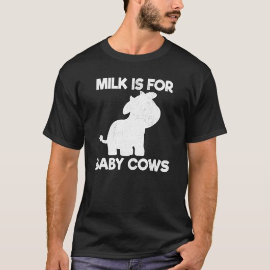 Vegane Milch ist für Kleinkinder vegetarisch T-Shirt (Vorderseite)
