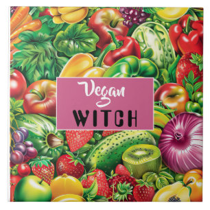 Vegane Obst und Gemüse Fliese