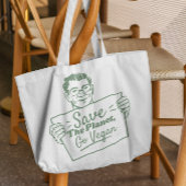 Vegane Ökologie Tragetasche