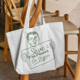 Vegane Ökologie Tragetasche