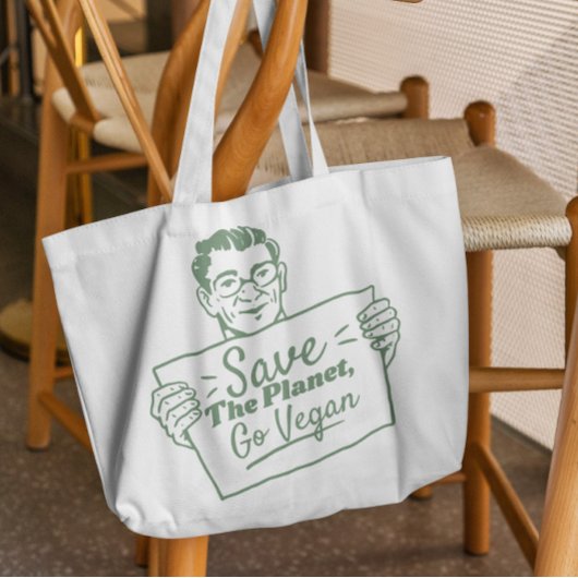 Vegane Ökologie Tragetasche