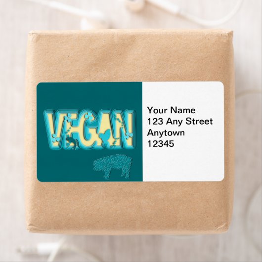 Vegane Papierausschnitt (Insitu)