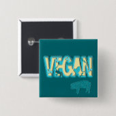 Vegane Papierausschnitt Button (Vorne & Hinten)
