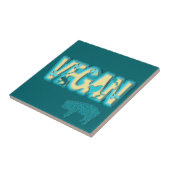 Vegane Papierausschnitt Fliese (Seite)