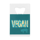 Vegane Papierausschnitt Geldbeutel Flaschenöffner (Rückseite)
