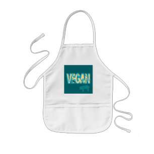 Vegane Papierausschnitt Kinderschürze