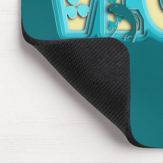 Vegane Papierausschnitt Mousepad (Ecke)