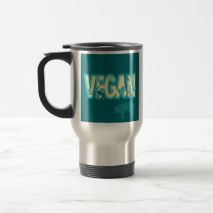 Vegane Papierausschnitt Reisebecher