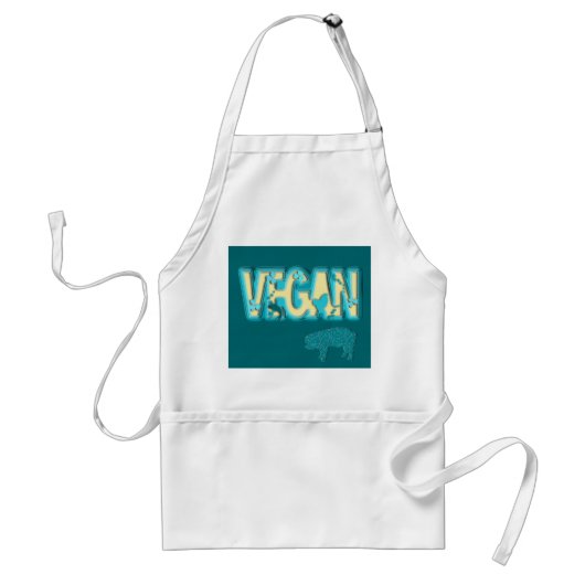 Vegane Papierausschnitt Schürze (Vorne)
