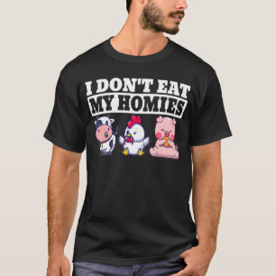 Vegane Pflanze auf der Grundlage Ich esse meine Ho T-Shirt
