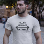 Vegane Pflanze Powered Muscle Weights Vegetarian T-Shirt<br><div class="desc">Dieses Design wurde mit digitaler Kunst erstellt. Sie können den Stil dieses Shirts ändern, indem Sie Mehr > unter der Option Stil auswählen. Es kann personalisiert sein, in dem Bereich bereitstellen oder anpassen, indem Sie den Klick, um weitere Option anpassen und den Namen, Initialen oder Wörter ändern. Sie können auch...</div>