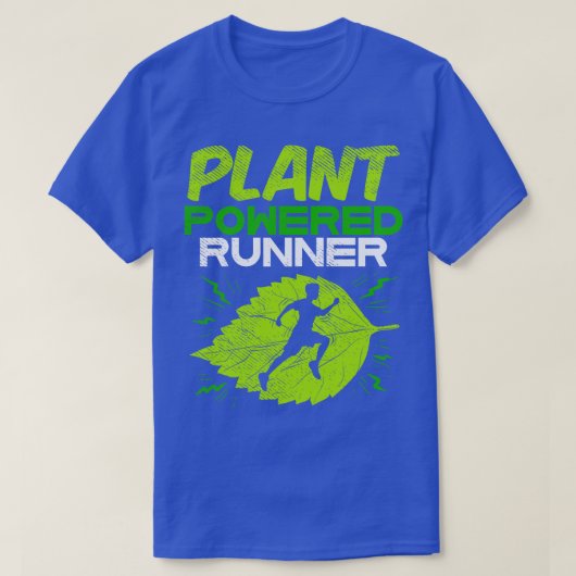 Vegane Pflanze Powered Runner 2 T-Shirt (Design vorne)