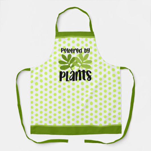 VEGANE PFLANZE - SCHÜRZE (Vorderseite)