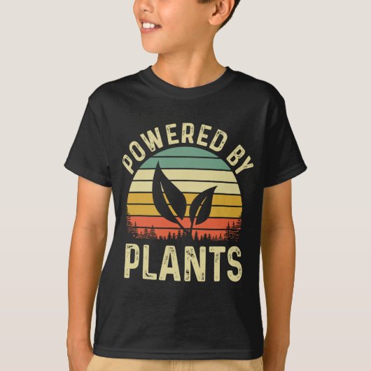 Vegane Pflanze T-Shirt (Vorderseite)