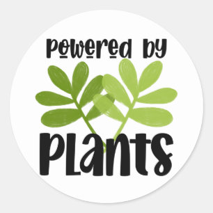 Vegane Pflanzenbasierte Aufkleber