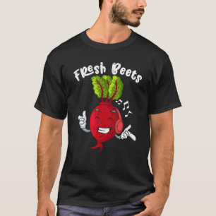 Vegane pflanzliche Bauern Frischrüben T-Shirt