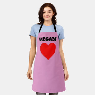 VEGANE PINK KÜCHENSCHÜRZE SCHÜRZE