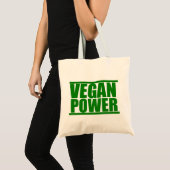 Vegane Power-Tasche Tragetasche (Vorderseite (Produkt))