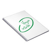 Vegane Produkte Notizblock (Rechte Seite)