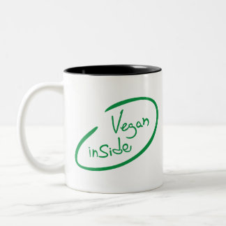 Vegane Produkte Zweifarbige Tasse