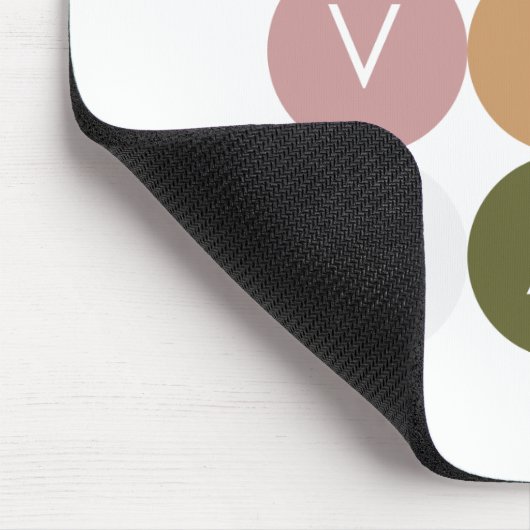 Vegane Punkt-Liebe Mousepad (Ecke)