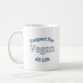 Vegane Respekt-Tasse Kaffeetasse (Links)