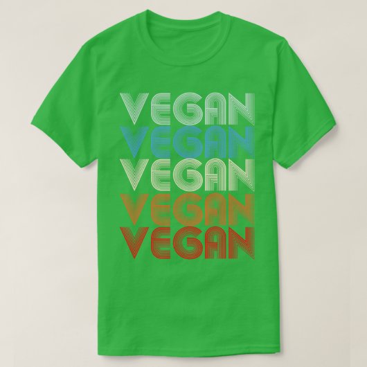 Vegane Retro T-Shirt (Design vorne)