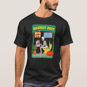 Vegane Rezepte für die Casket-Ernährung Skelly-Pla T-Shirt