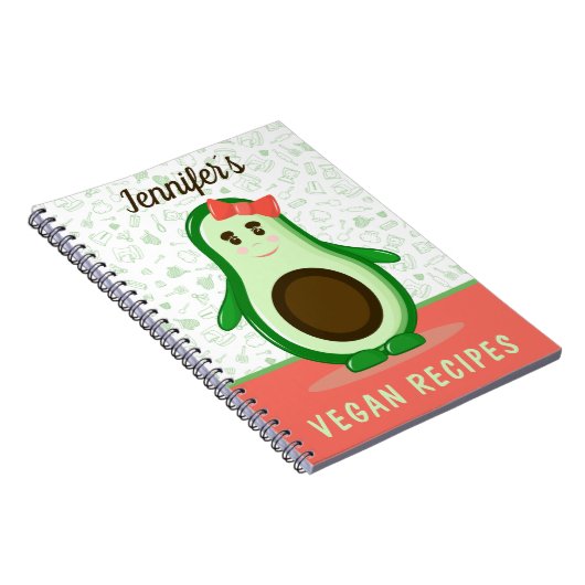 Vegane Rezepte Notizblock (Rechte Seite)