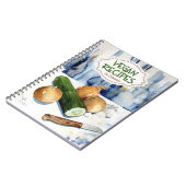 Vegane Rezepte Notizblock (Linke Seite)