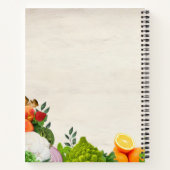 Vegane Rezepte Veggies Notizblock (Rückseite)