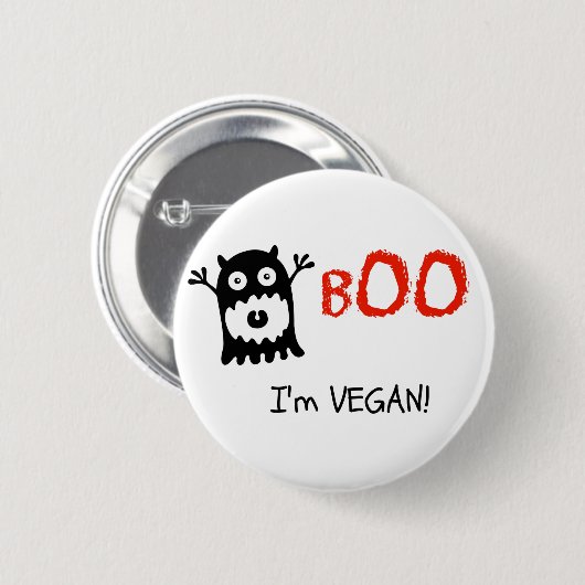Vegane Schaltfläche Button (Vorne & Hinten)
