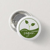 Vegane Schaltfläche Button (Vorne & Hinten)