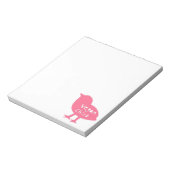 Vegane Schaltfläche Notepad Notizblock (Rotiert)
