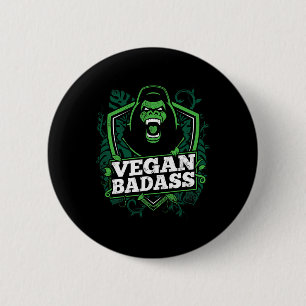 Vegane schlechte Fitness Gorilla Bodybuilding Best Button