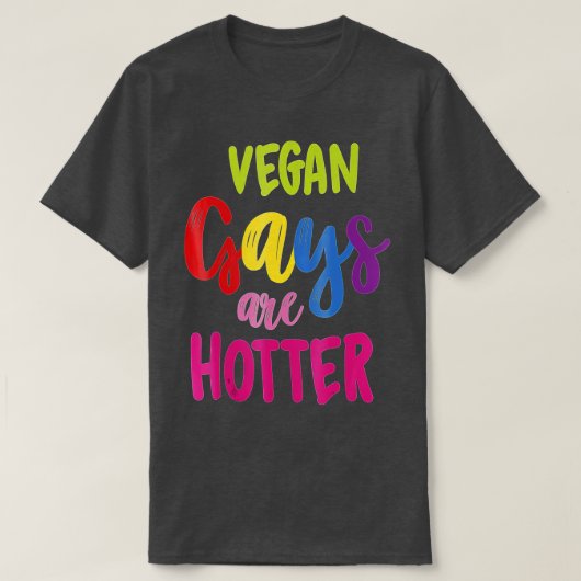 Vegane Schwule sind Vegan T-Shirt (Design vorne)