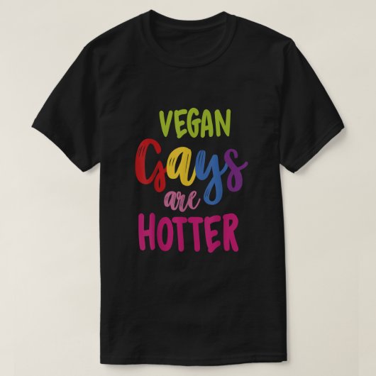 Vegane Schwule und Lesben sind Vegane LGBT-Lesben T-Shirt (Design vorne)