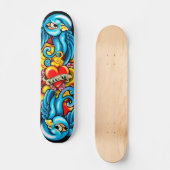 Vegane Skate Army Skateboard (Vorderseite)