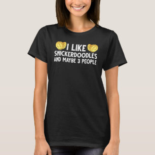 Vegane Snickerdoodle-Keks-Teig-Riegel T-Shirt