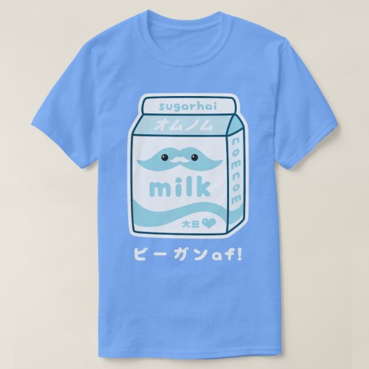 Vegane Sojamilch T-Shirt (Design vorne)