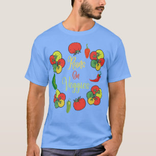 Vegane Sonnenstrahlen auf Veggies Vegetarisches Ge T-Shirt