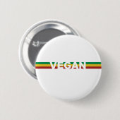 Vegane Streifen Rasta Button (Vorne & Hinten)