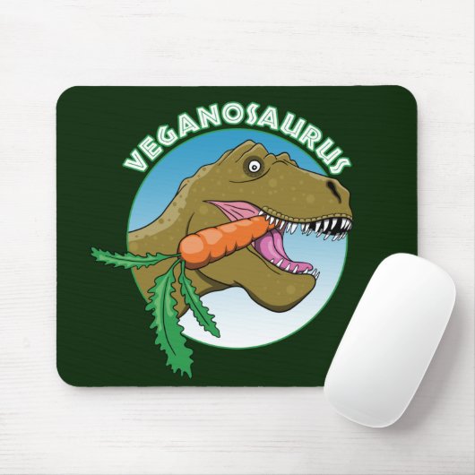 Vegane T-Rex - Veganismus Spaß Mousepad (Mit Mouse)